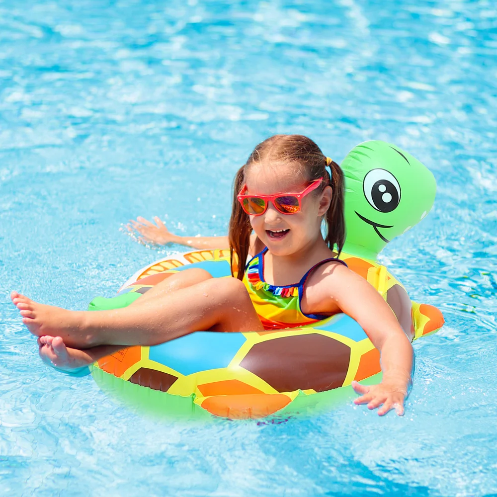 

2pcs Baby Swimming Ring Summer Float Seat Animal Design Baby Inflatable Pool
