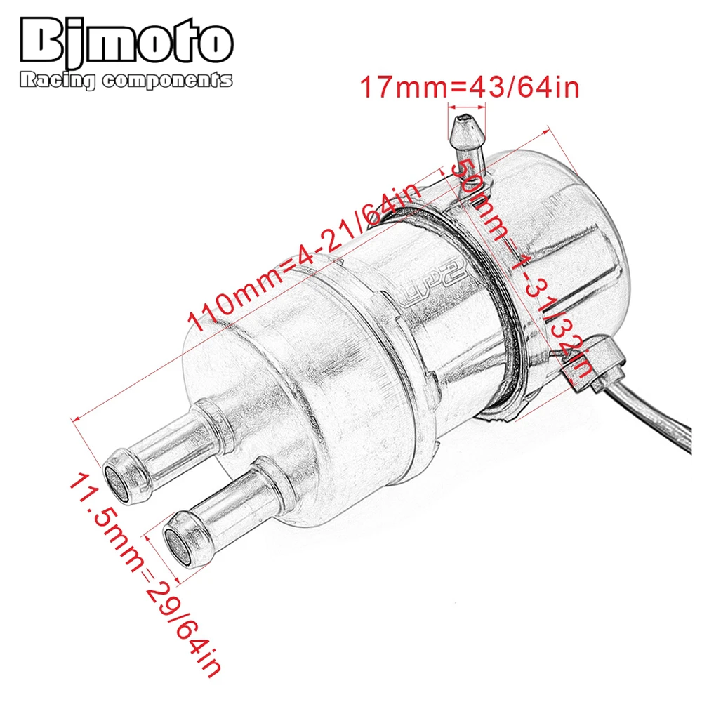 Газовый топливный насос BJMOTO для Honda CBR1000F CBR900RR Fireblade CBR500 CBR250 MC19 CBR400 NC23 NC29 CBR600F CBR600