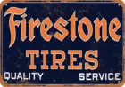 Металлические шины Firestone, табличка для стен, плакат для кафе, бара, паба, подарок, 8X12 дюймов