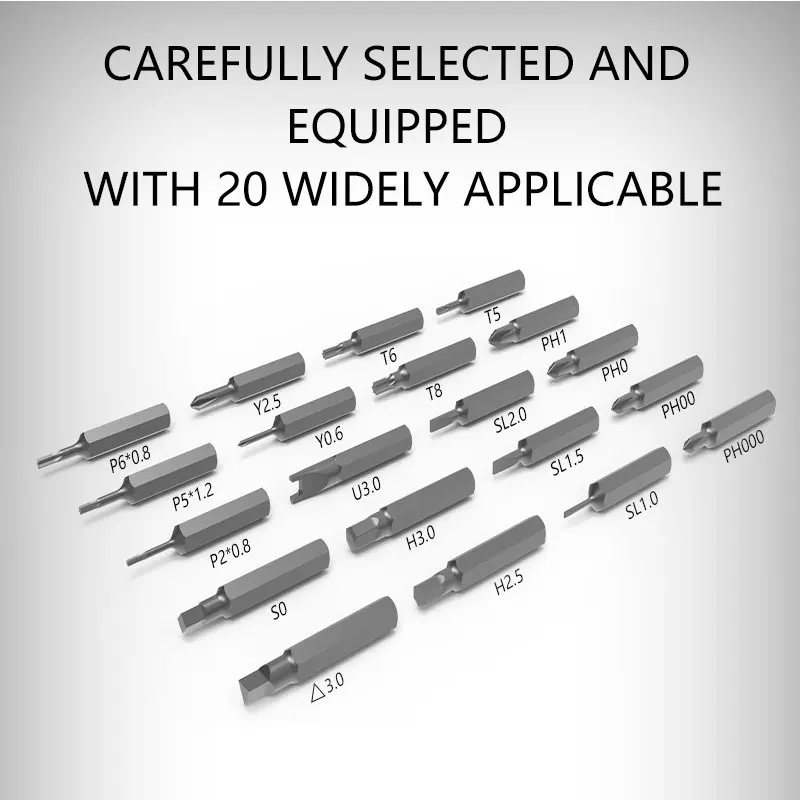 Аккумуляторная прецизионная электрическая отвертка комплект инструментов 23 в 1