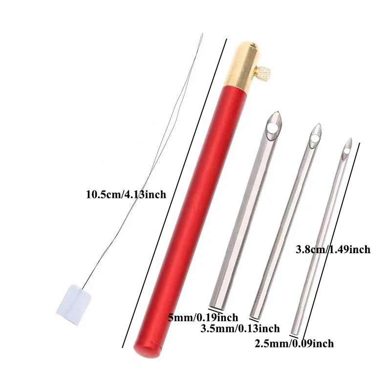 

Rug Yarn Needle Embroidery Pen Felting Threader Needles Adjustable Punch Needle Stitching Kit Sewing Needles Household Tools