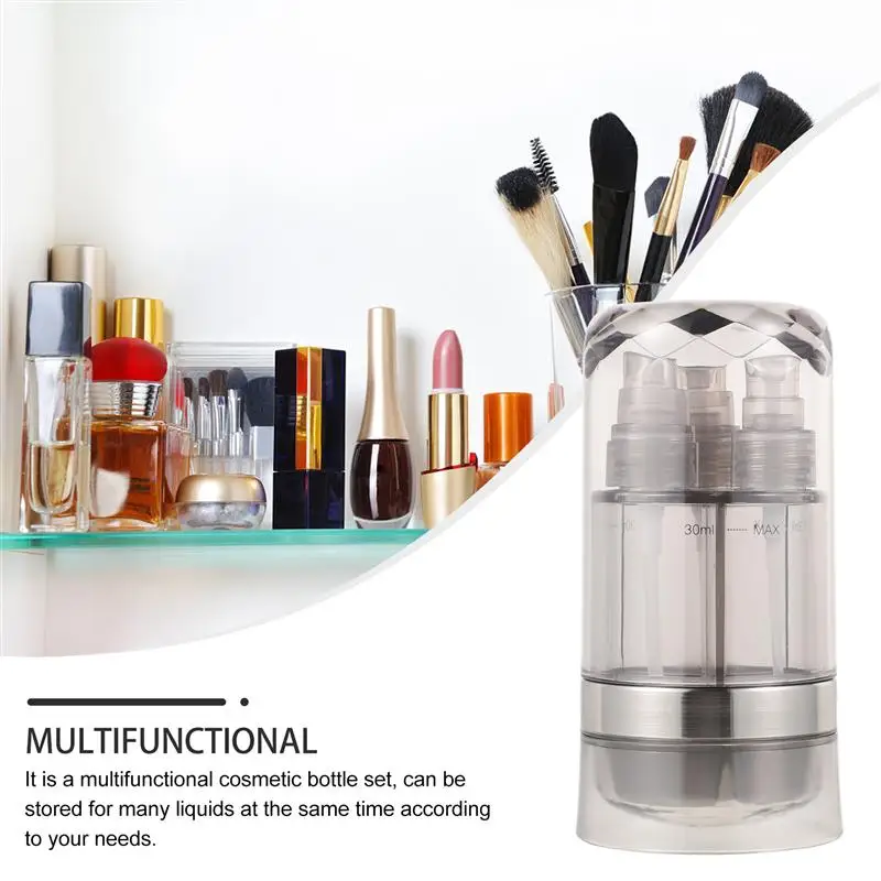 

6-in-1 Leak Proof Travel Bottle Toiletries Lotion Shampoo Bottle Cream Boxes