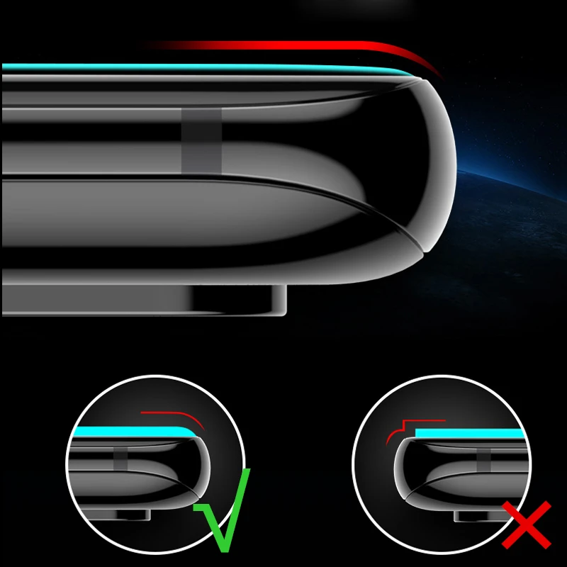 Vidrio en Find X2 Pro vidrio templado para Oppo Find X2 Pro Protector de pantalla 3D cubierta curvada completa pel&iacute;cula protectora para tel&eacute;fono Find X2 Pro-3