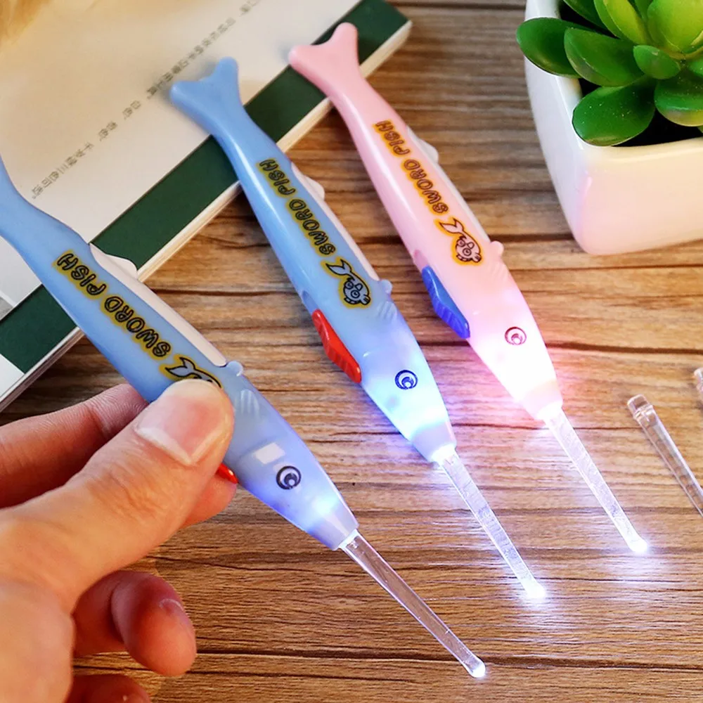 Светодиодный очиститель для ушей удалитель ушной серы безопасная съемка вспышка