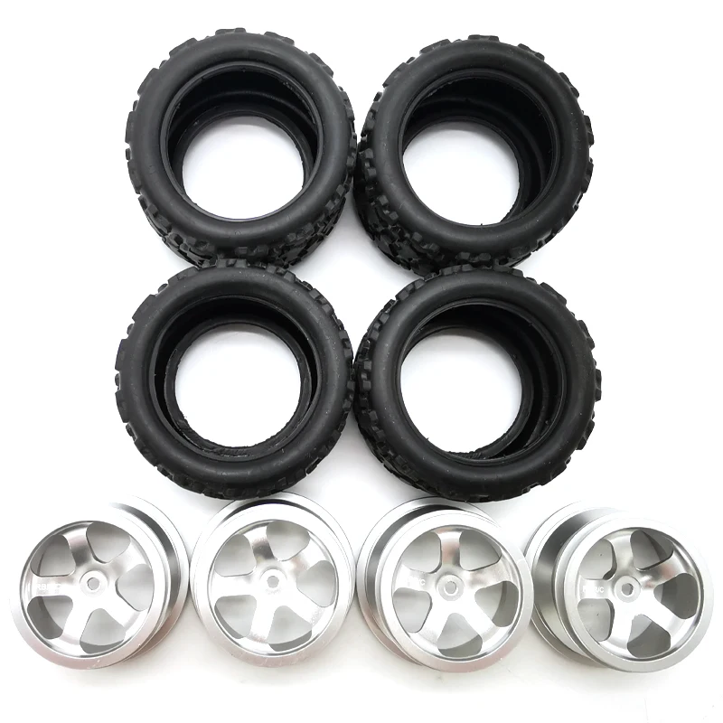 

Metal Wheel Rim with Rubber Tire for Wltoys A959 A969 A979 K929 1/18