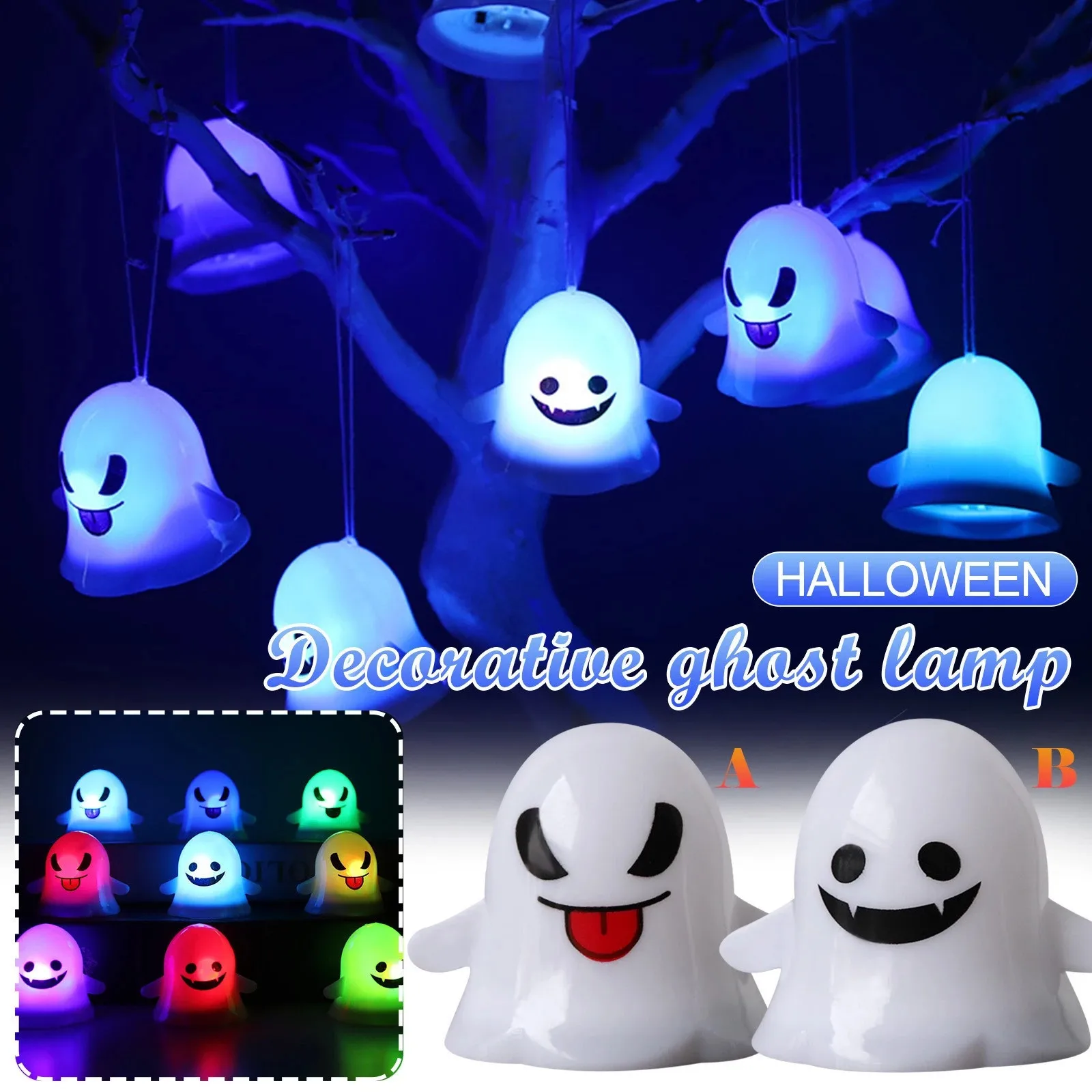 

Halloween Ghost Decoration Toys Kawaii Led Candle Light Kids Toys Luminous Small Pendant Toys gift For Children Игрушки Для Дете