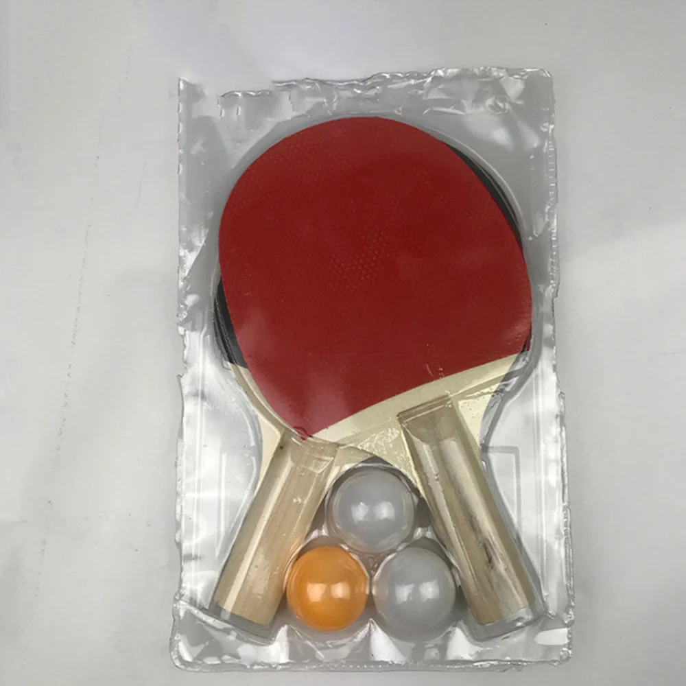 

Rubber Faced Table Tennis Racket Beginner Training Ping-pong Board Table Tennis Racket Set