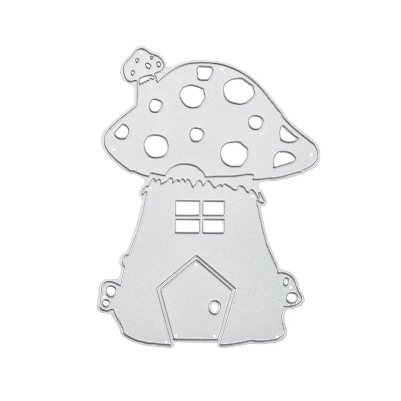 YaMinSanNiO грибной дом металлические режущие штампы круглые трафареты Скрапбукинг
