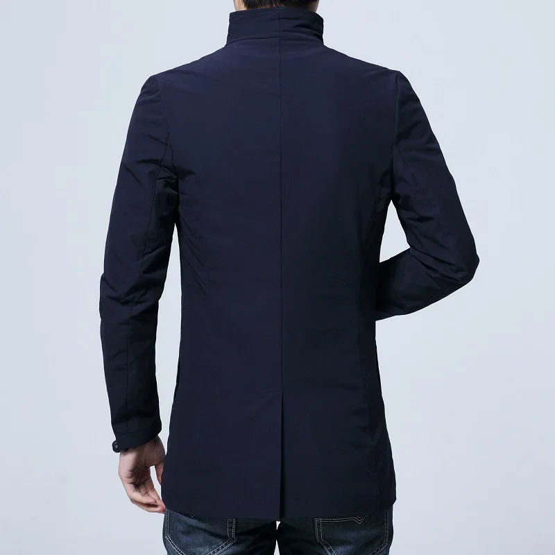 Мужская куртка в китайском стиле Повседневная модная мужская верхняя одежда