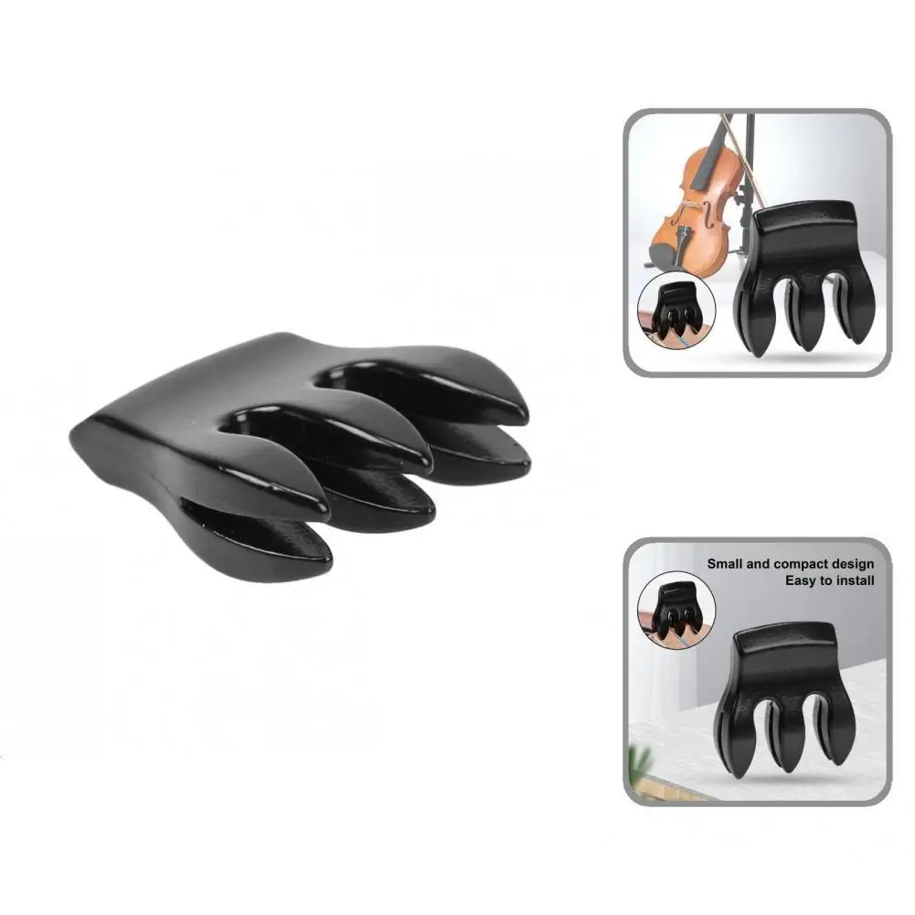 

Lightweight Versatile Mute Black Ultra Heavy Violin Silencer Compact Violin Mute Fiddle Adjustable for Stage