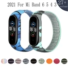 Ремешок Correa для Mi Band 6 5, сменный нейлоновый браслет для фитнес-трекера Xiaomi 4 3