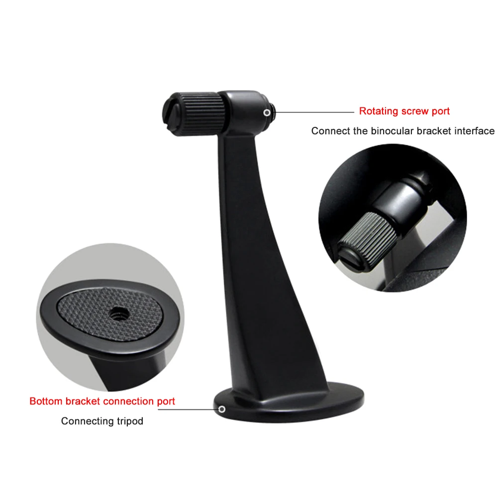 

Metal Binoculars Mount Holder Connector Telescope Tripod Adapter Stand Bracket Cell Phone Portable Stand Holder Selfie