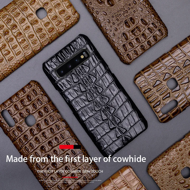 

Phone Case For Samsung Galaxy A50 A70 S7 S8 S9 S10 Plus Note 8 9 10 Crocodile tail fin texture Case for A30 A40 A5 A7 A8 2017