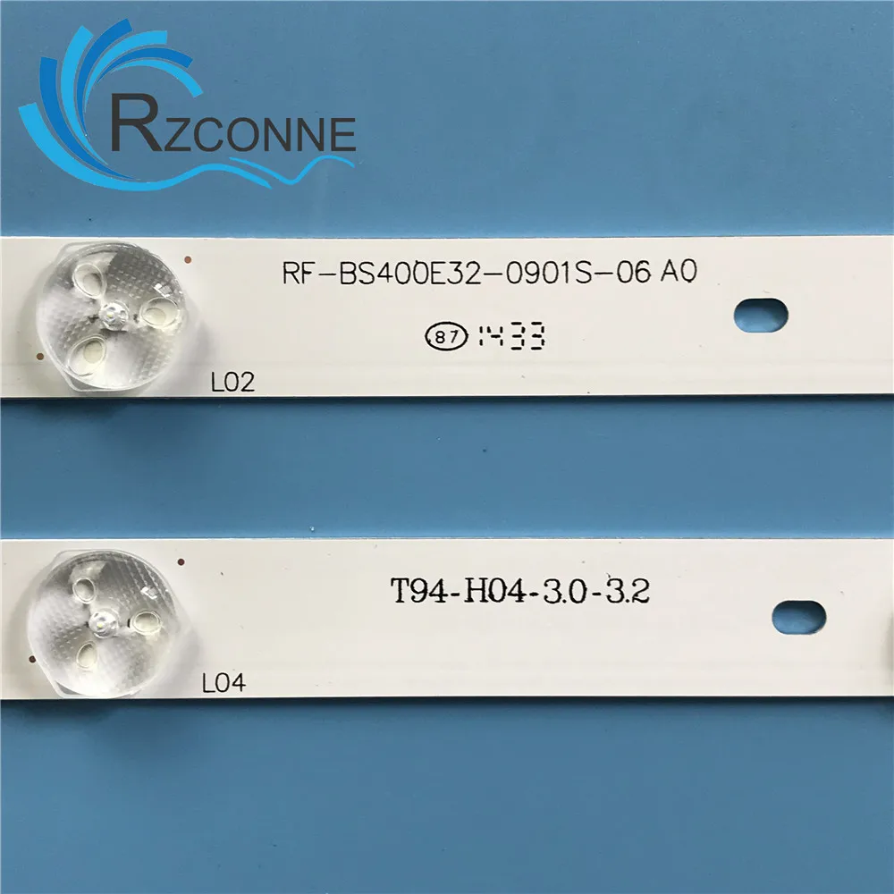 Светодиодный подсветка полосы 9 лампы для Thomson 4" ТВ T40D17SF-01B 02 LVF400SSDE E2 V2 RF-BS400E32-0901S-06
