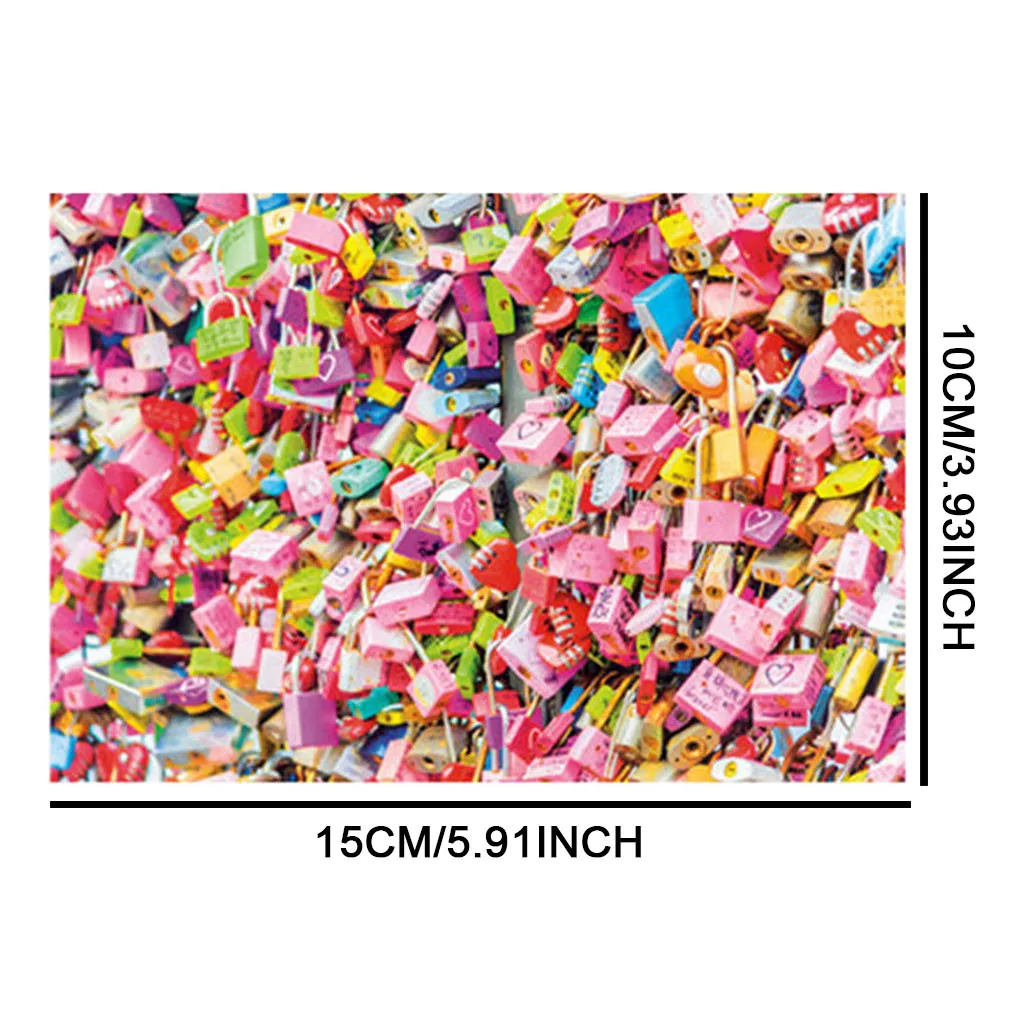 

150 Piece love lock Theme Adult Children Puzzle best Holiday Gift Toy for kid Beautiful Christmas Pattern Jigsaw Puzzle