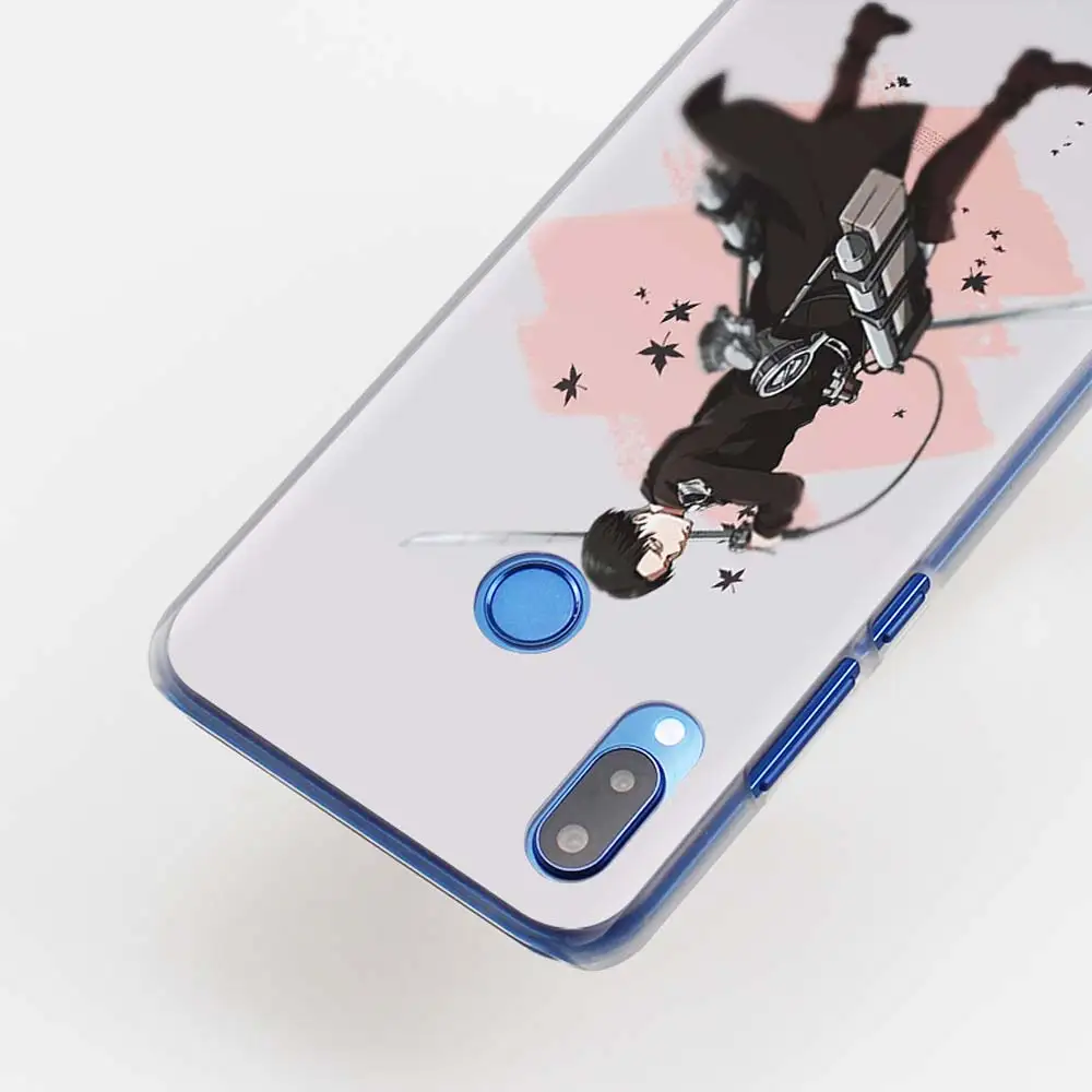 

Attack On Titan Hard PC Phone Case For Huawei Y6 Y7 Y9 Prime Y6s 2019 Y8p Y6p Y8s Y9a Back Shell Cover Coque Fundas Capa