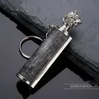 Кремневый поджигатель огненно-Matche постоянного брелок-зажигалка для ключей туристическая палатка для инструменты для выживания в диких условиях Водонепроницаемый Зажигалка для бутылок брелок для ключей 1210