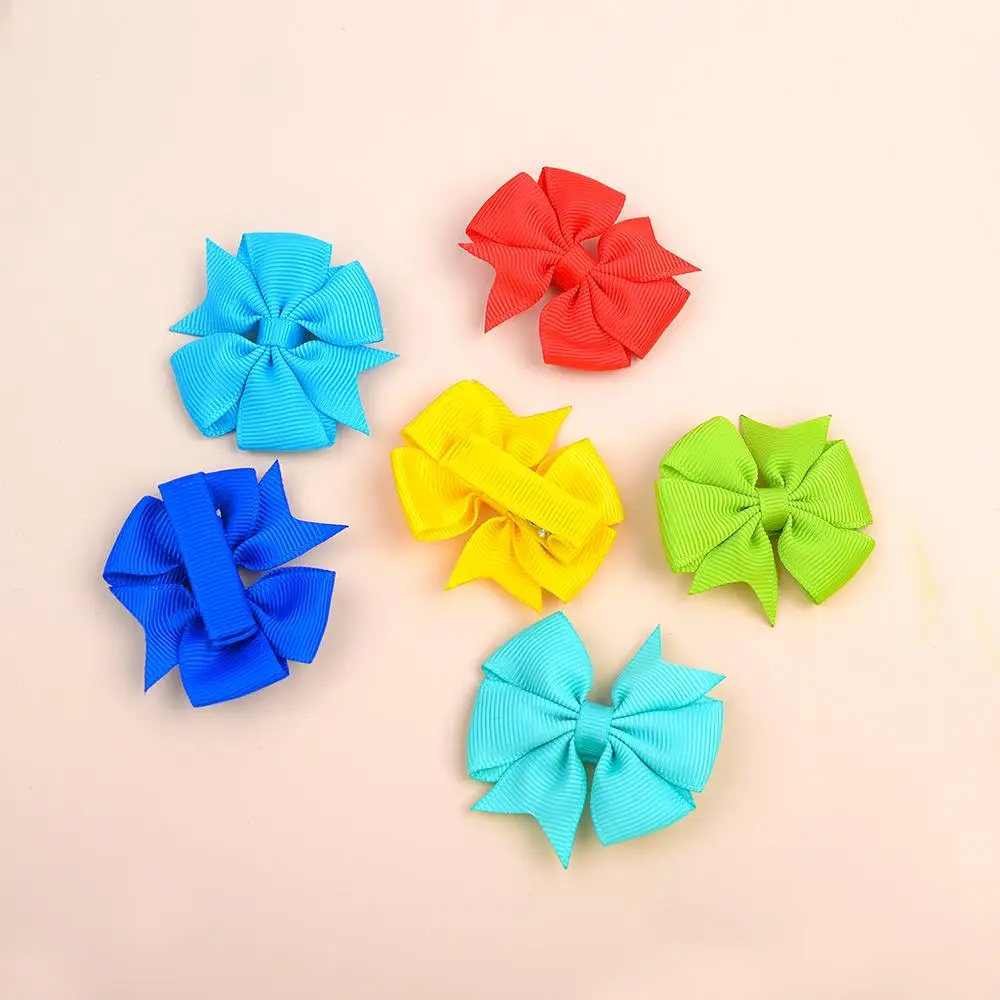 

40 Colors Baby Girl Hair Bow With Clips Kids Hair Clips Accessories Hairpin Hairband Ins New 2 Inch