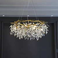 nordic luxury gold chandelier lighting modern large lustre led ceiling chandelier loft art hanging lighs for living room luster