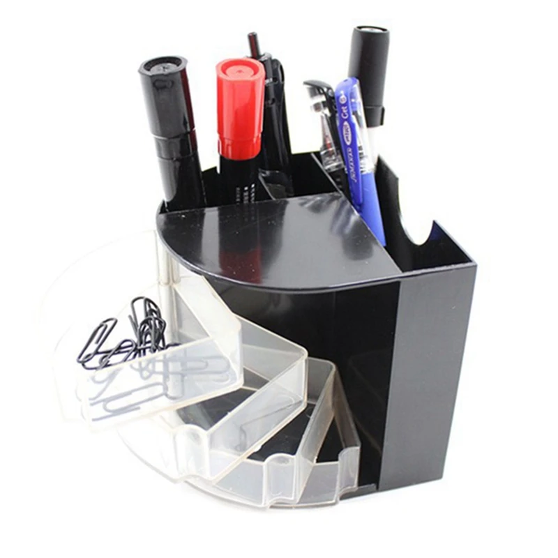 

Combination Pen Holder With Storage Compartment Business Office Desk Pen Holder For Desktop Organizer Study stationery