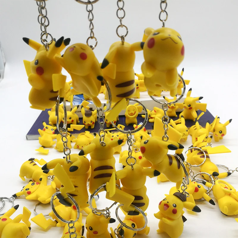 Кукла-Покемон TAKARA TOMY Пикачу сделай сам брелок для сумки подвеска экшн-фигурки