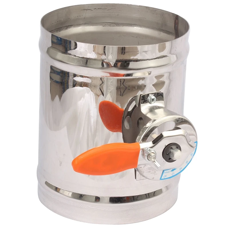 Ручной демпфер из нержавеющей стали 125 мм регулятор объема воздуха ручной