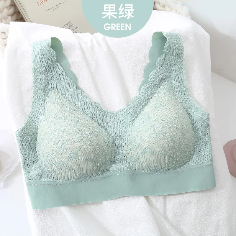

Dropshipping Vip Link Latex Bra Seamless Bras For Women Underwear BH Push Up Bralette With Pad Vest Top Bra
