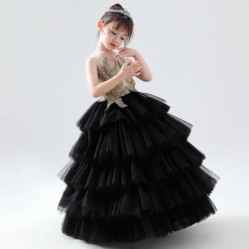 Платья для девочек с цветами свадьбы B025 2020 новинка элегантные платья принцессы