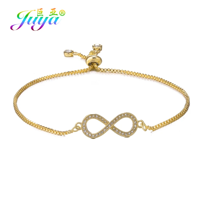 Juya ювелирные изделия ручной работы Золотой/розовое золото Регулируемый слайдер