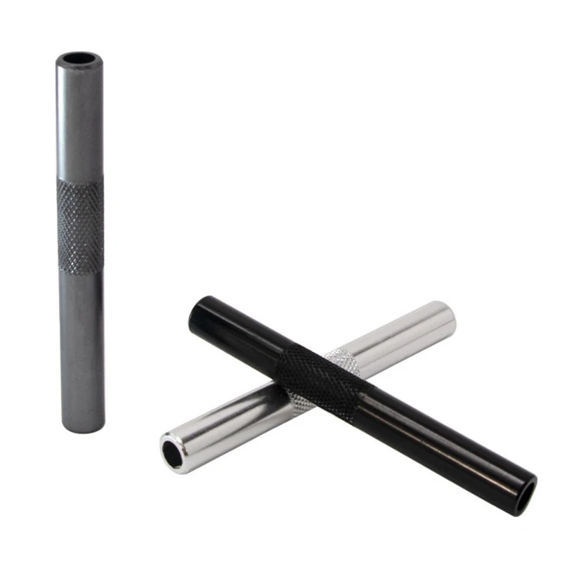 1 шт. Sniffer Алюминий ручка Стиль табак Snorter распределитель металлический Sunff шланг