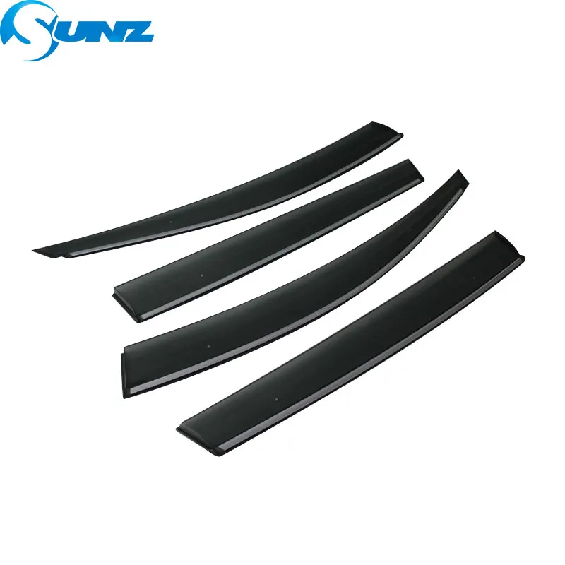 chrome strip Дым боковое окно дефлекторы Защита от солнца дождь для TOYOTA CAMRY 2012 2013 окна viosd SUNZ - Цвет: chrome strip