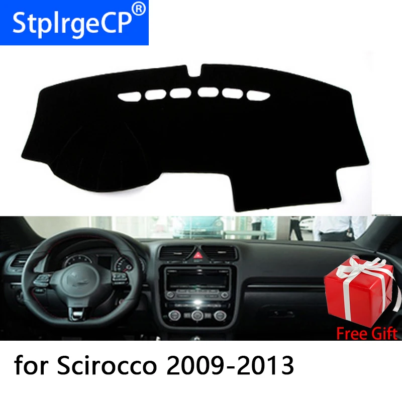 

For Volkswagen Scirocco 2009 2010-2013 Car Styling Dash Mat Dashmat Dashboard Sticker Cover Sun Shade Dash Board Cover Carpet