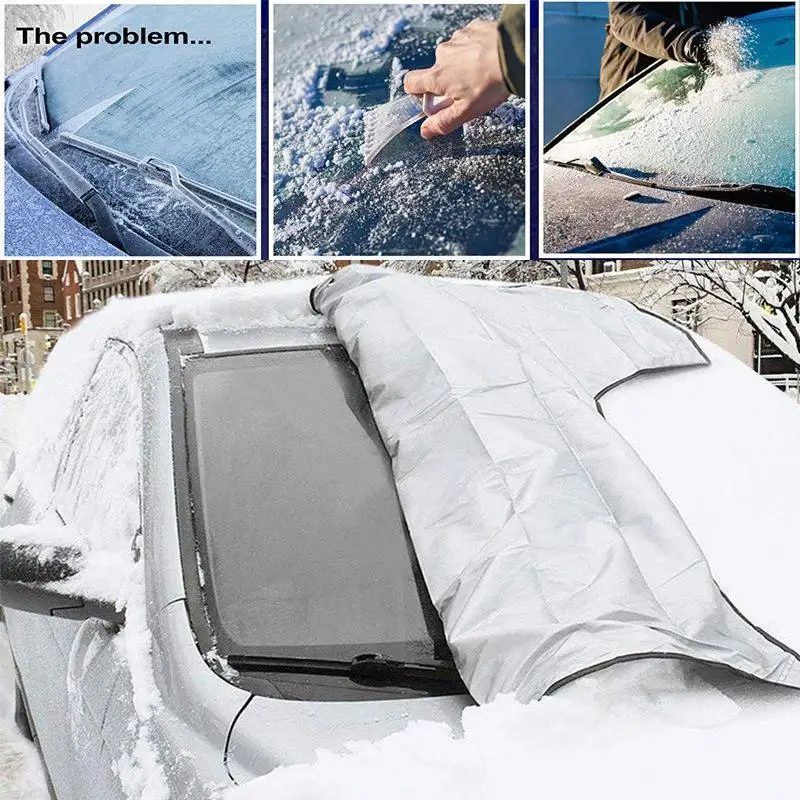 

Universal Windshield Snow Cover Car Windshield Sunshade Outdoor Waterproof Anti Ice Frost Auto Protector Winter Automobiles Exte