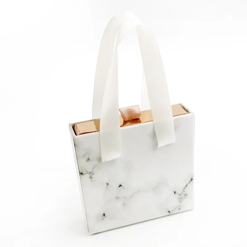 Новая ленточная портативная мраморная коробка для упаковки ресниц оптом коробки