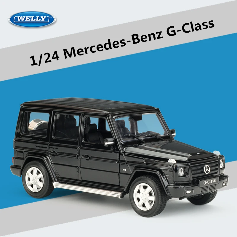 

Модель легкового автомобиля Benzs G-Class G500, 1/24, литые, металлические, отличная игрушка-имитация, для внедорожников, коллекция моделей автомобил...