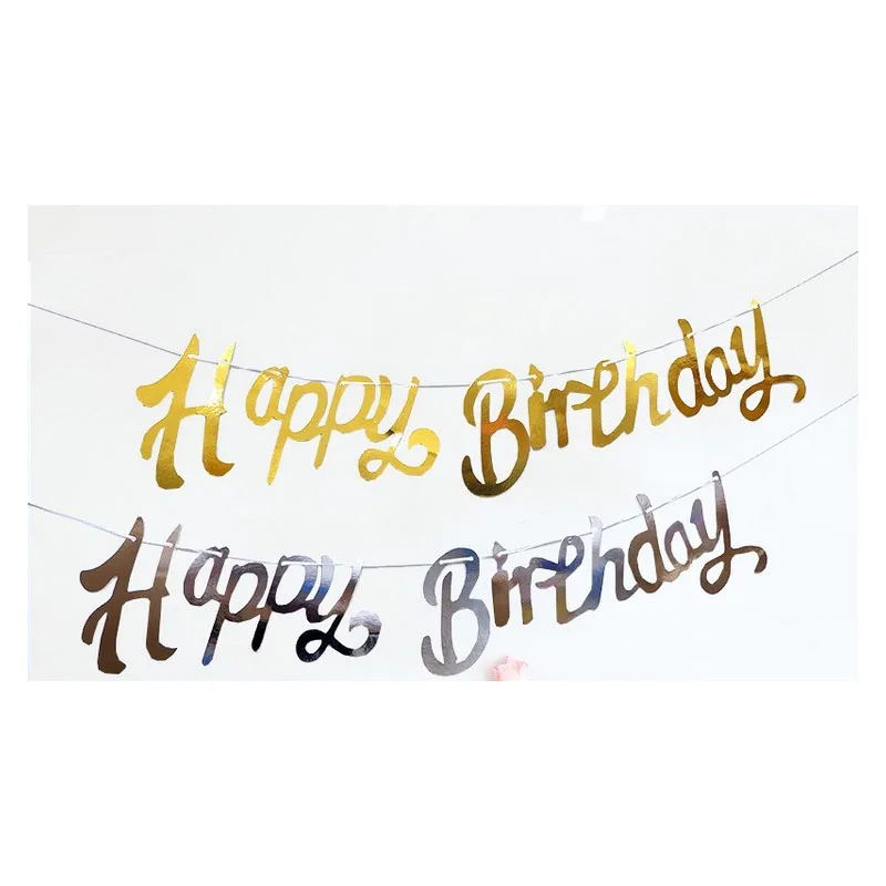 1 шт. декор для свадебной вечеринки Золотой Серебряный счастливый плакат &quotс