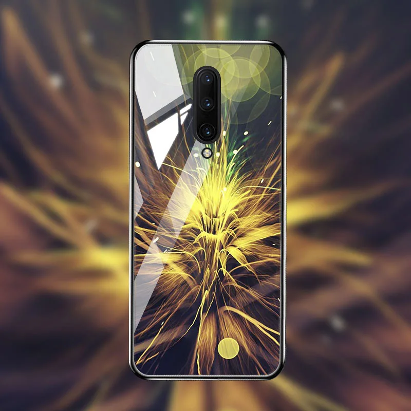 M044 Чехол из закаленного стекла для Oneplus 7T 7 Pro чехол s On для One plus 7T 7 Pro Чехол Coque Funda Bumper Coque для OnePlus 7 Pro - Цвет: M044