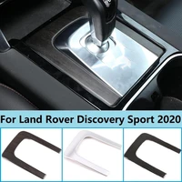 abs carbon fiberchormeoak for land rover discovery sport 2020 car interior gear shift decoration frame sticker car accessories
