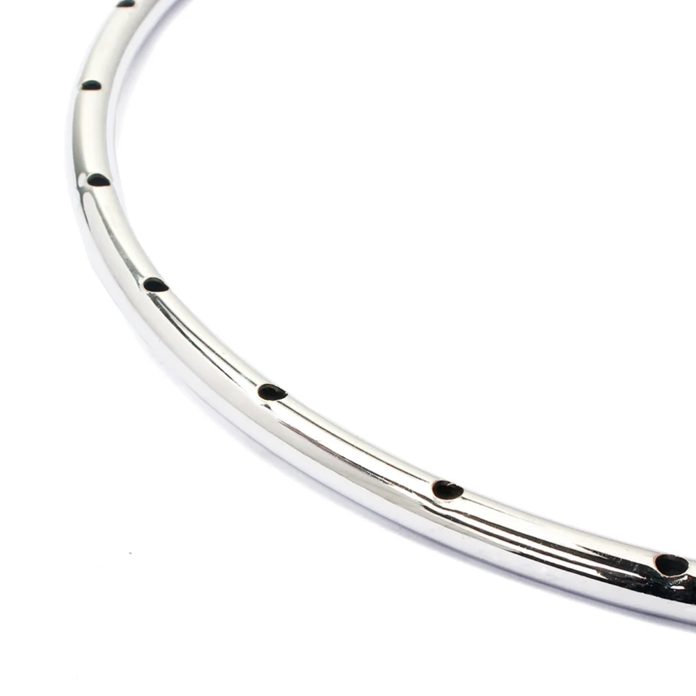 

Guitar Part Violin Ukulele Mandolin Iron Musical Instrument Tension Hoop Flanges for 11 Inch Banjo HA203 (Silver)