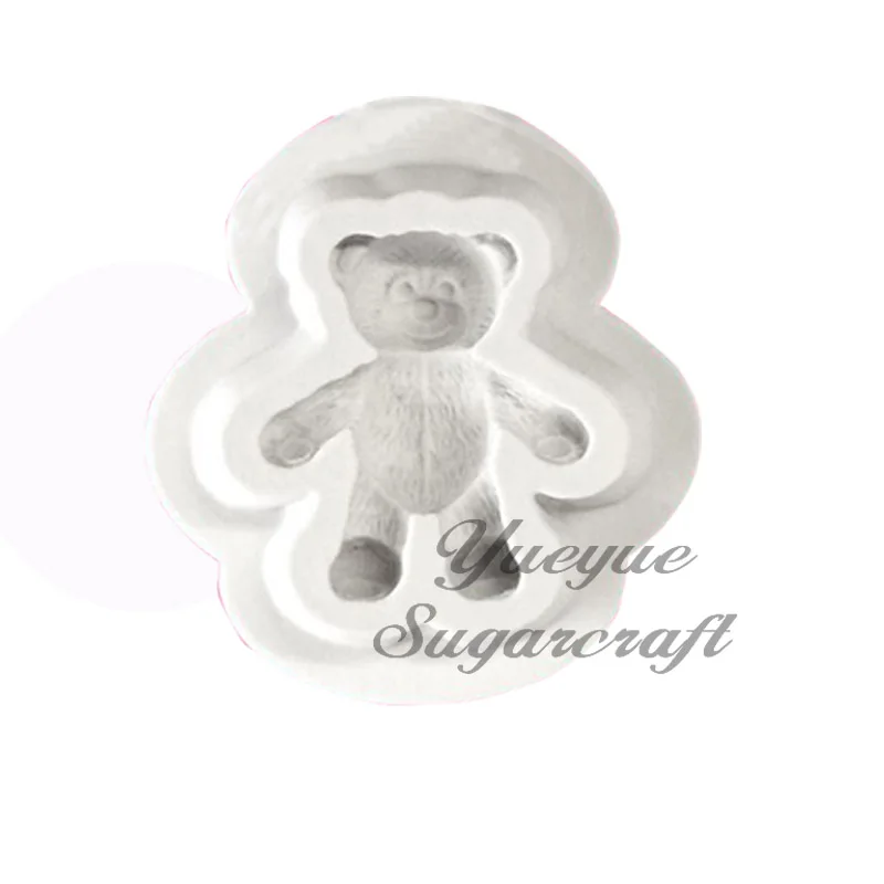 Yueyue Sugarcraft Мини силиконовая форма Медведь для помадки инструменты украшения