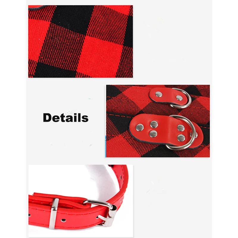 Сетчатая хлопковая кожаная бандана для больших собак регулируемый моющийся