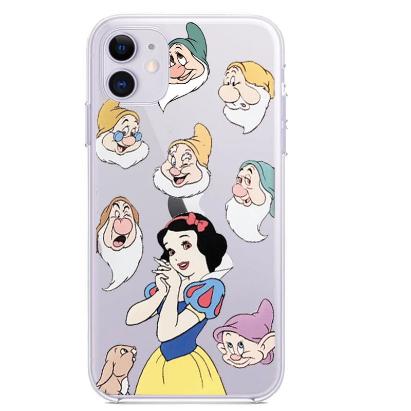 Милый Феи Белоснежка семь гномов принцесса чехол для iPhone X XS Max XR 11 pro 8 7 6 s Plus