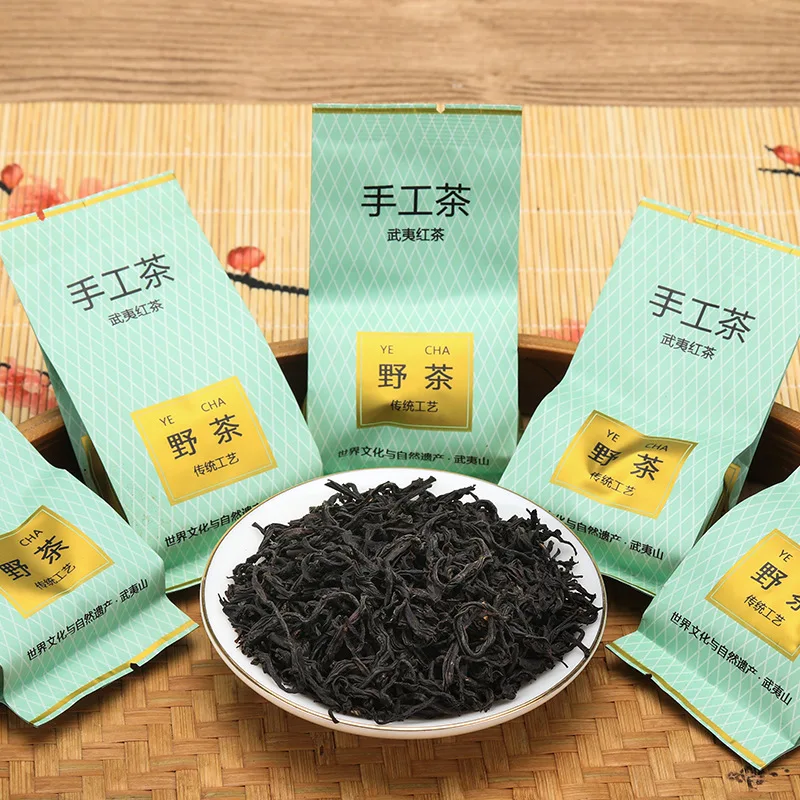 500 г дикий карбоновый запеченный черный чай Fujian Фруктовый Ароматизированный с