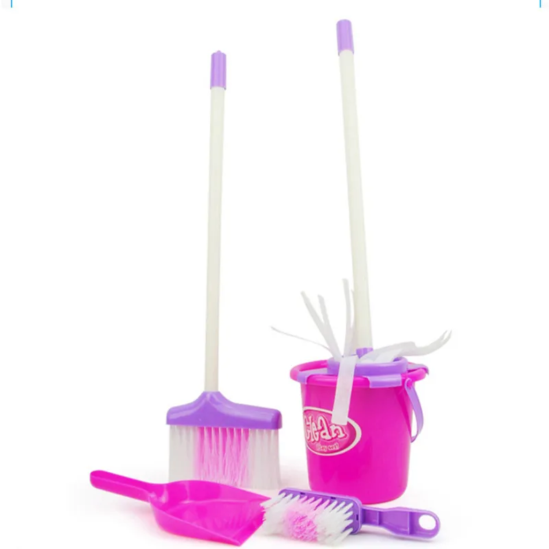 

Children's Family Toys Simulation Cleaning Set Multi-function Combination Security Can Push Boy Girl Mentally Develop Gift