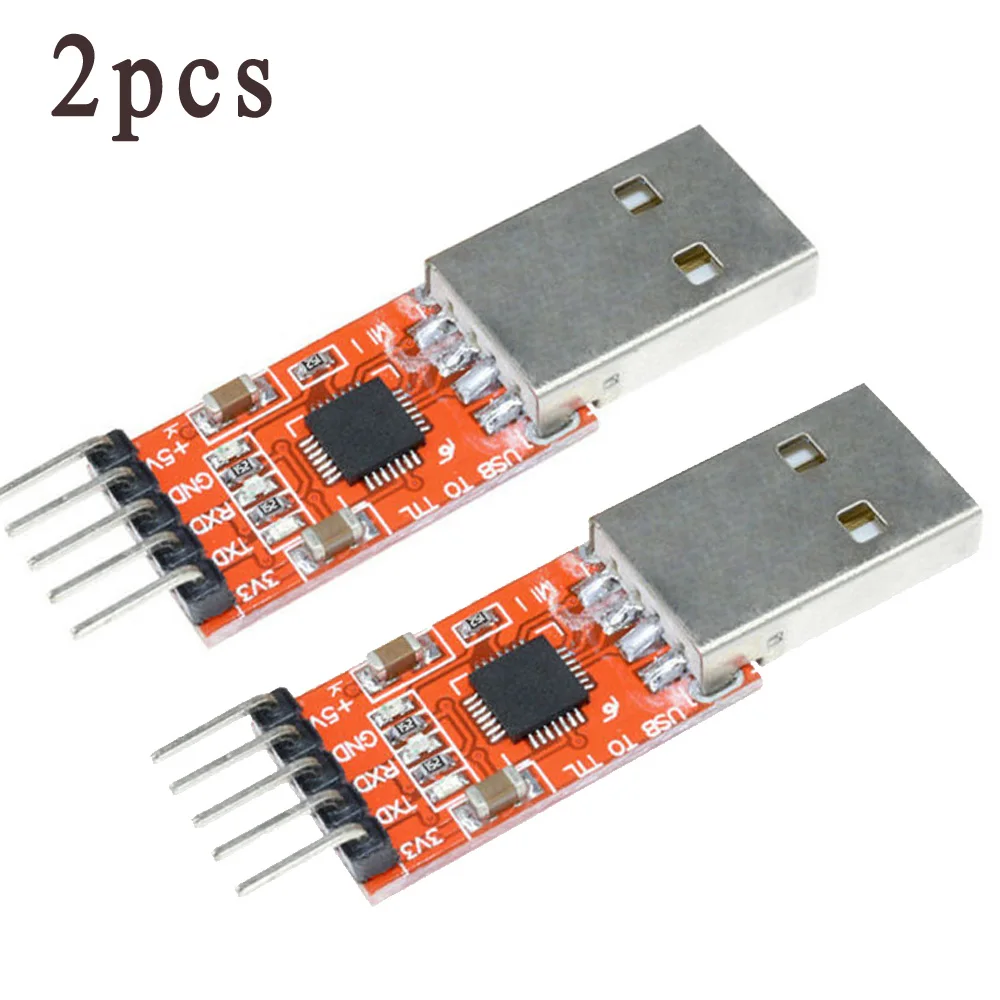 2х USB 2 0 к ttl UART 5PIN модуль последовательный преобразователь CP2102 STC PRGMR с