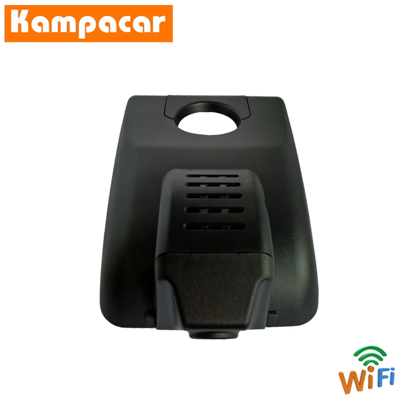 Kampacar два объектива Wifi Автомобильные видеорегистраторы авто зеркало камера заднего и переднего DVR тире камеры s для Toyota Highlander автомобильный рекордер