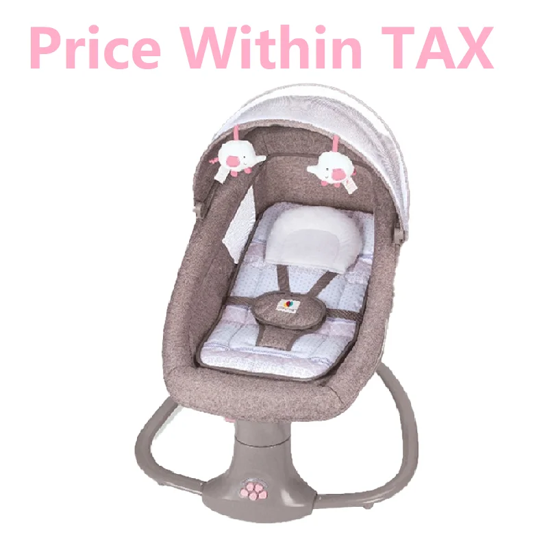 Кресло-качалка детское электрическое с дистанционным управлением для детей 0-3