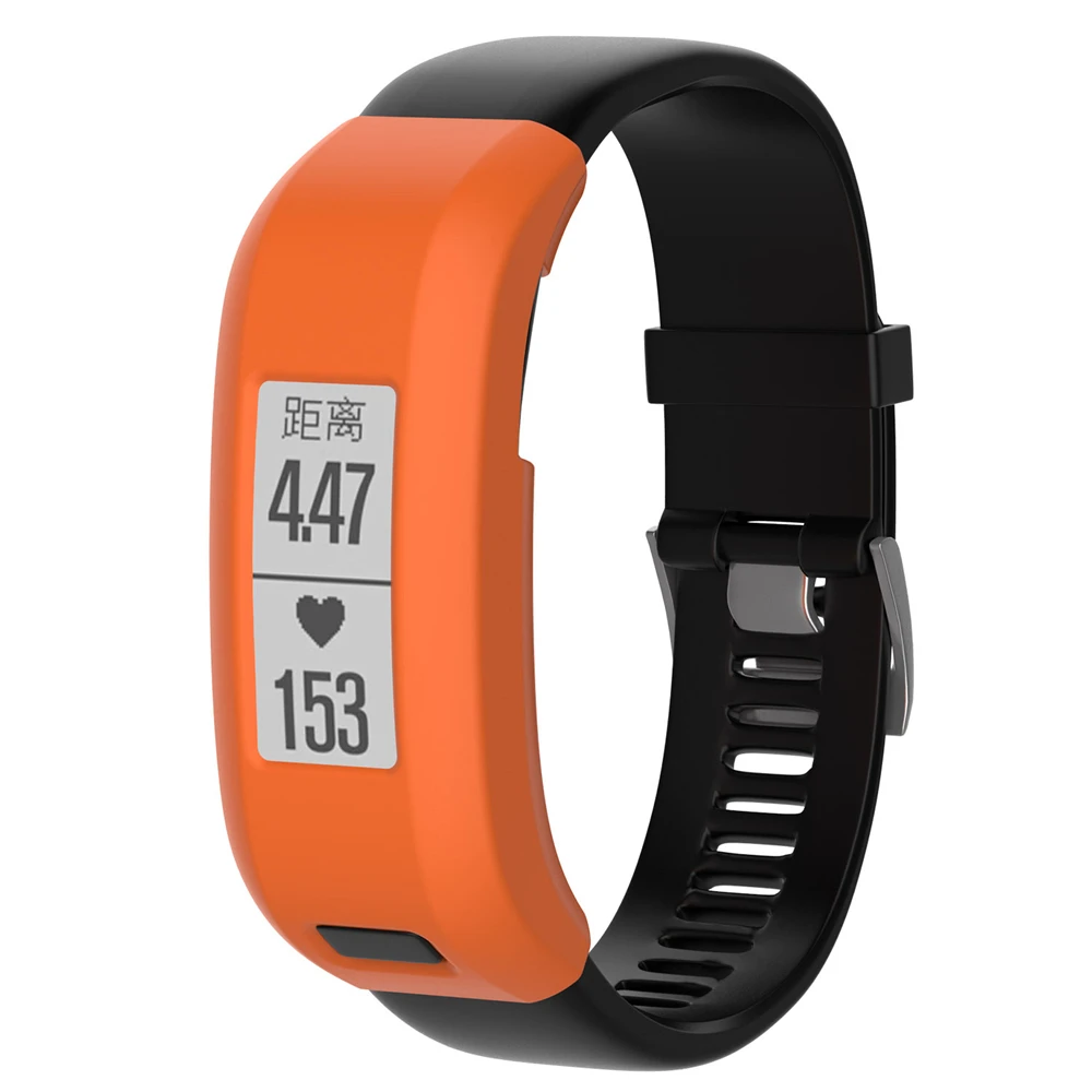 Силиконовый защитный чехол для Garmin Vivosmart HR прозрачный из ТПУ защитная пленка