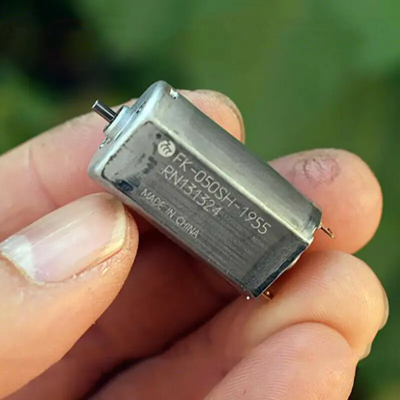 Mabuchi FK-050SH-1955 двигатель постоянного тока 3V-5V 3,7 V 4,2 V 21500RPM высокоскоростная Угольная щетка микро мини-двигатели автомобиля AV Редукторная Модель двигателя