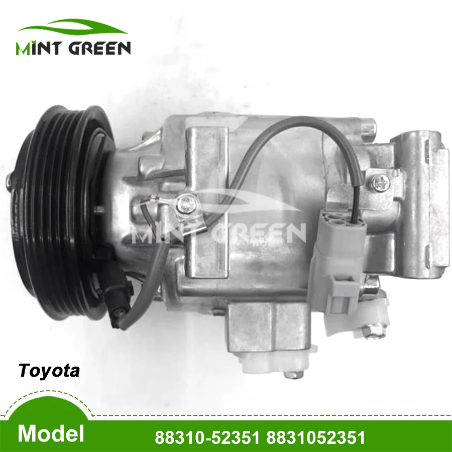 Компрессор кондиционера SCSA06C для автомобиля Toyota echo 88310-52351 88320-52400 447260-7842 447180-8750 4PK |
